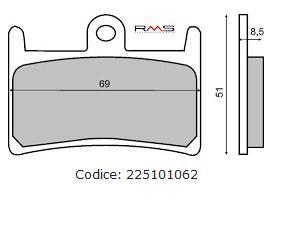 Placute Frana (sinter) Yamaha Yzf R7 \'99-\'01 /fzs 1000 \'01-\'05 /yzf 1000 \'96-\'01